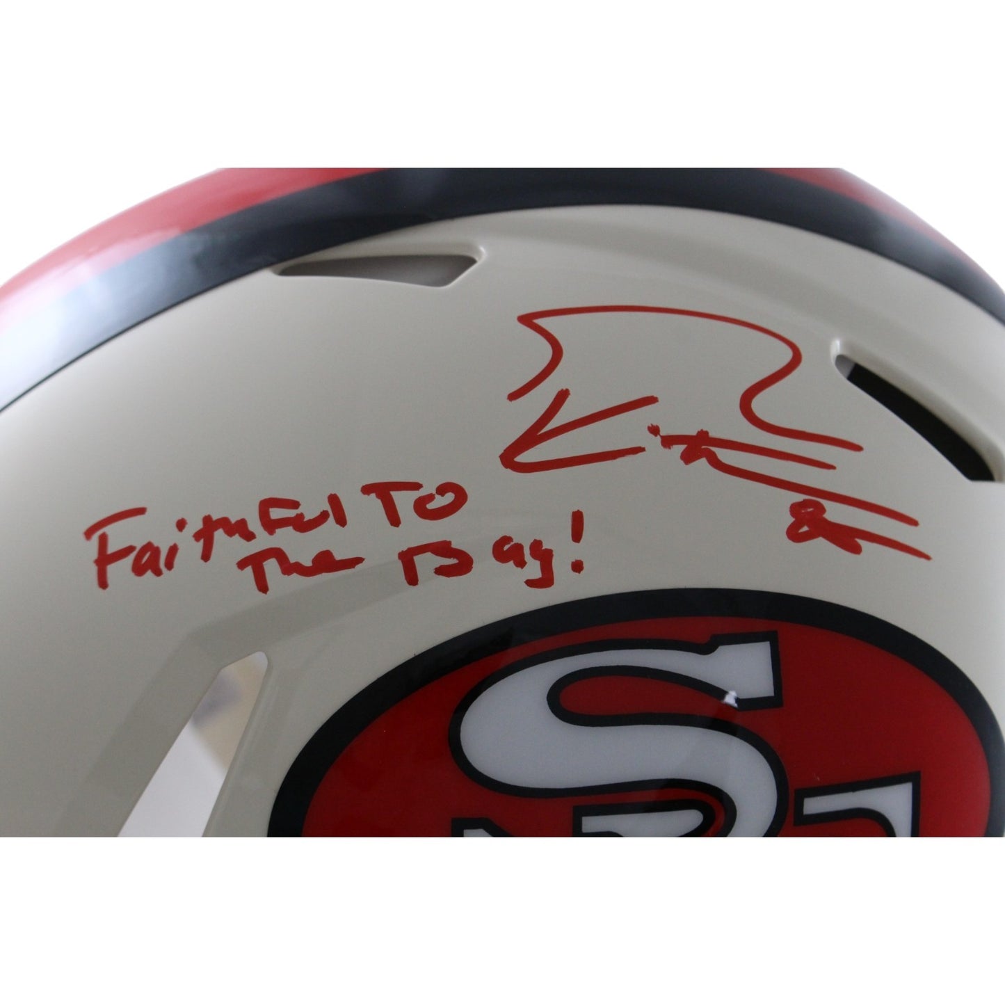 George Kittle Signed San Francisco 49ers Full Size Authentic Retro Helmet