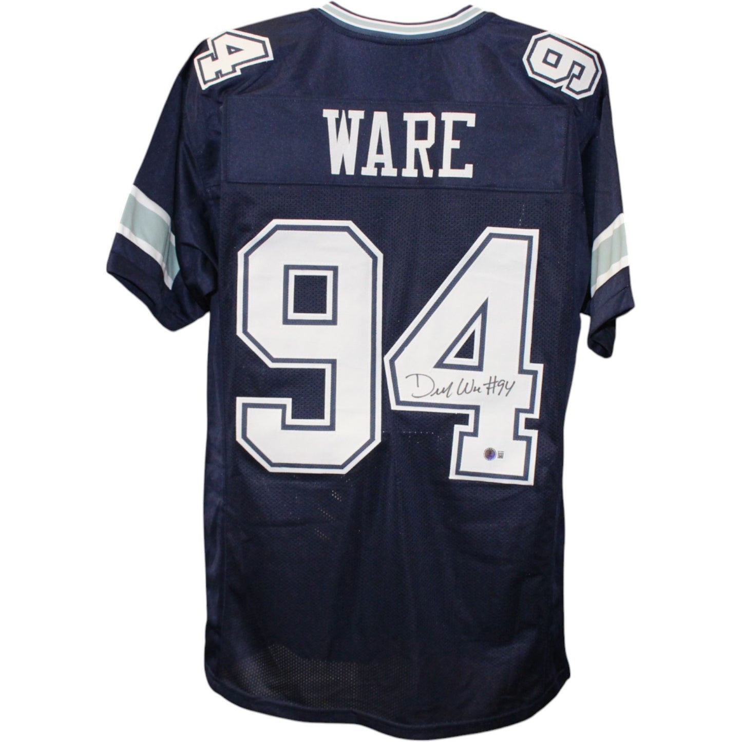DeMarcus Ware Autographed Pro Style Blue Jersey