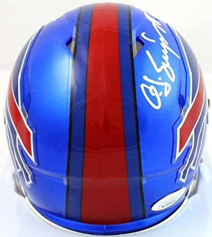 O.J. Simpson Signed Buffalo Bills Flash Speed Mini Helmet