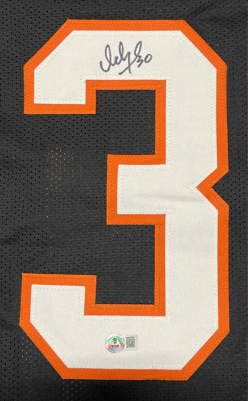Ickey Woods Signed Cincinnati Bengals Custom Football Jersey BAS