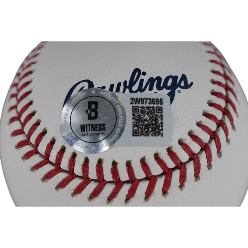 Eddie Murray Autographed Baltimore Orioles OML Baseball HOF