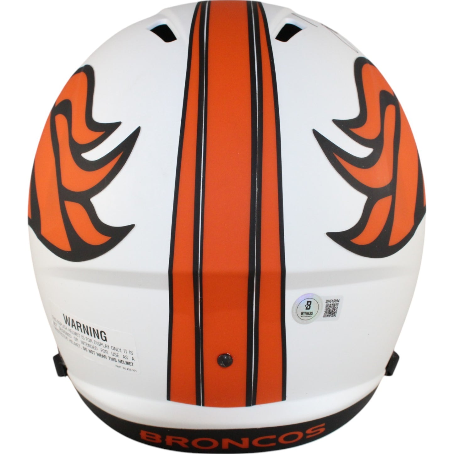 John Elway Autographed Denver Broncos Full Size Lunar Replica Helmet