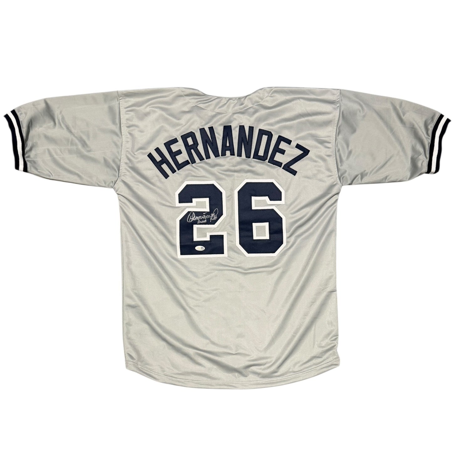 Orlando Hernandez Signed New York Yankees Custom Jersey (JSA COA)