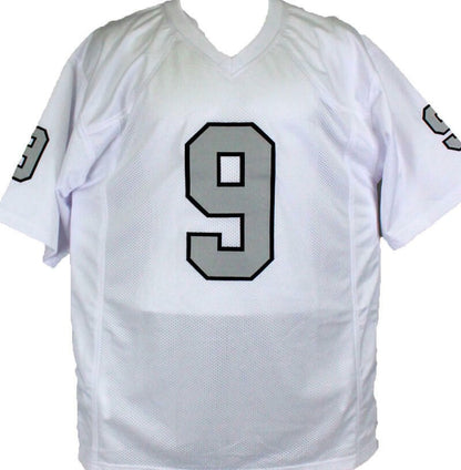 Shane Lechler Autographed White Custom Football Jersey
