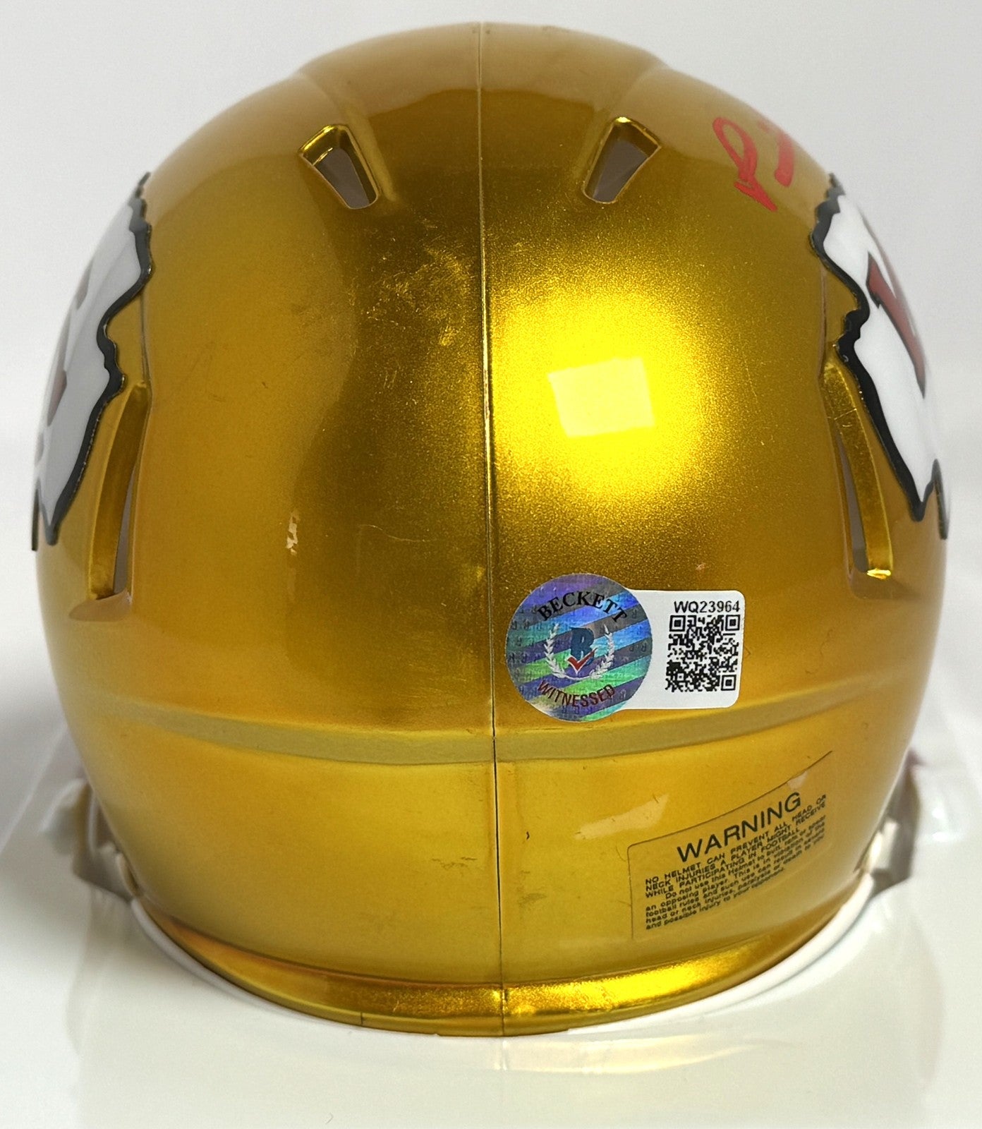 Patrick Mahomes II Autographed Kansas City Chiefs Flash Speed Mini Helmet