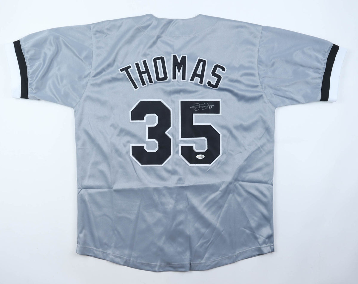 Frank Thomas Autographed Chicago White Sox Gray Jersey