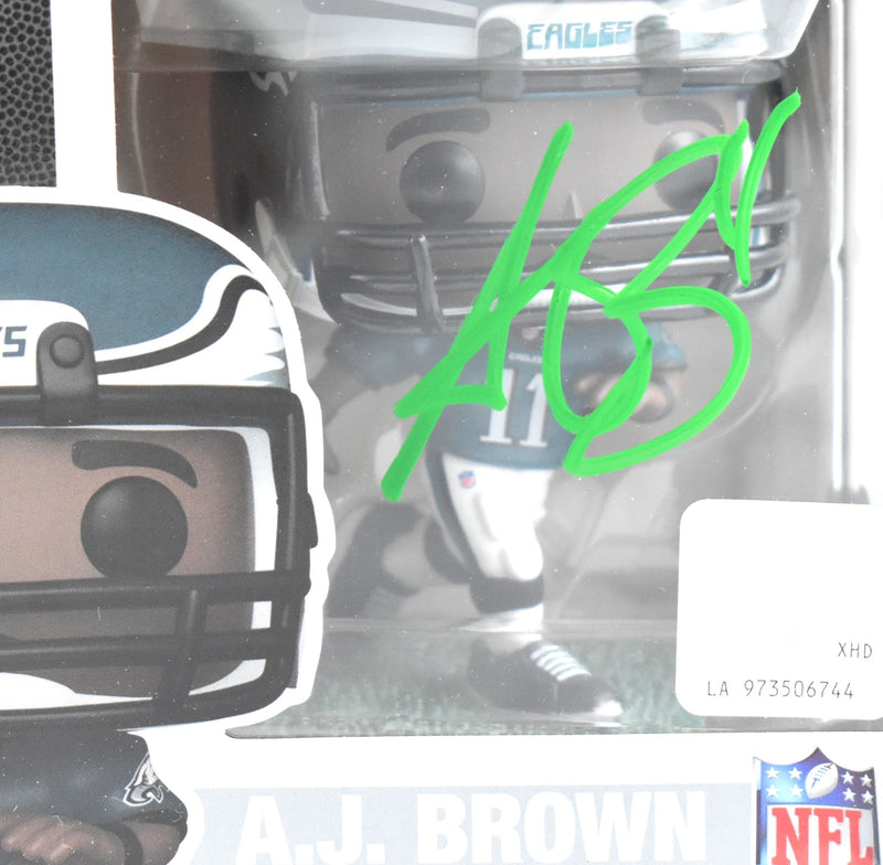 AJ Brown Autographed Philadelphia Eagles Funko Pop Figurine