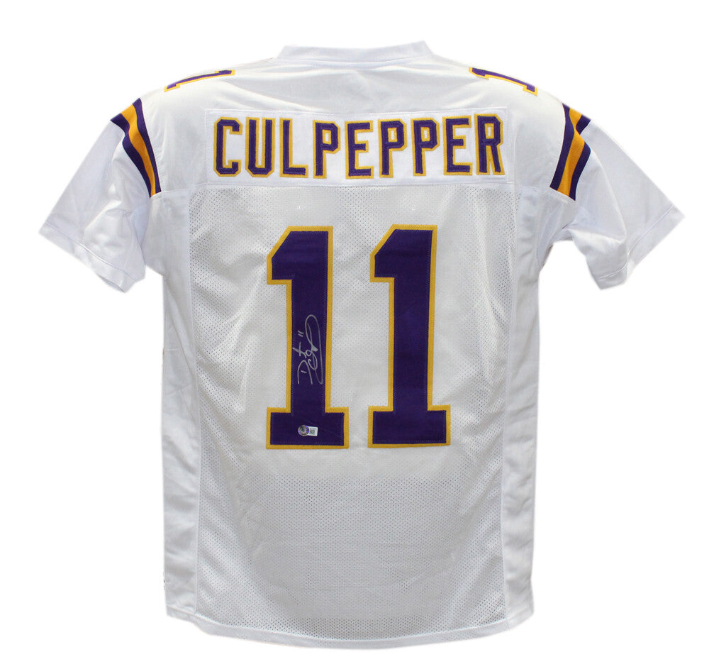 Daunte Culpepper Signed Minnesota Vikings Custom Pro Style Jersey