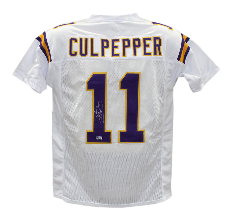 Daunte Culpepper Signed Minnesota Vikings Custom Pro Style Jersey