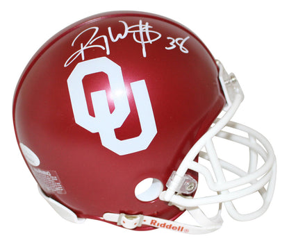 Roy Williams Autographed Oklahoma Sooners Mini Helmet JSA
