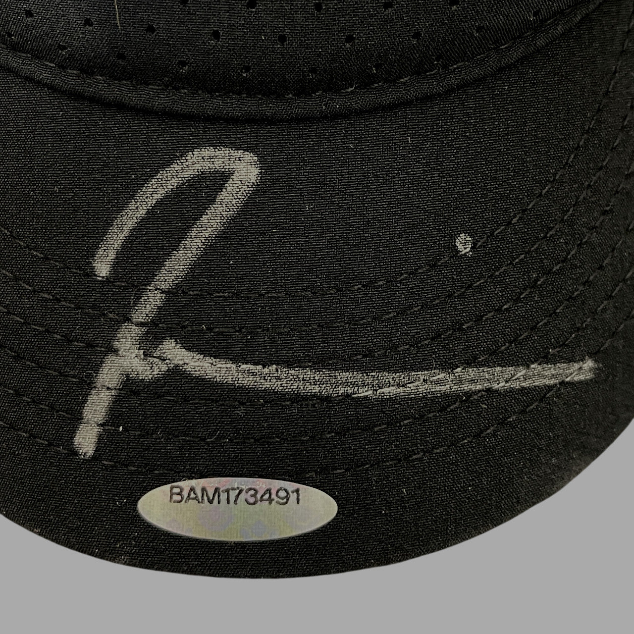 Naomi Osaka Signed Nike Black Tennis Visor (Upper Deck)