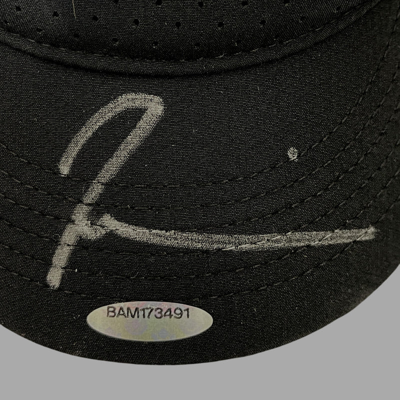 Naomi Osaka Signed Nike Black Tennis Visor (Upper Deck)