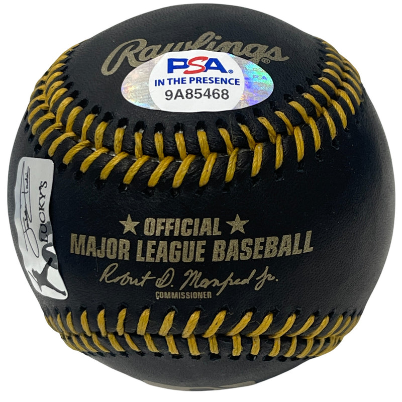 Jonathan India Autographed Black ROMLB Baseball (PSA ITP COA)