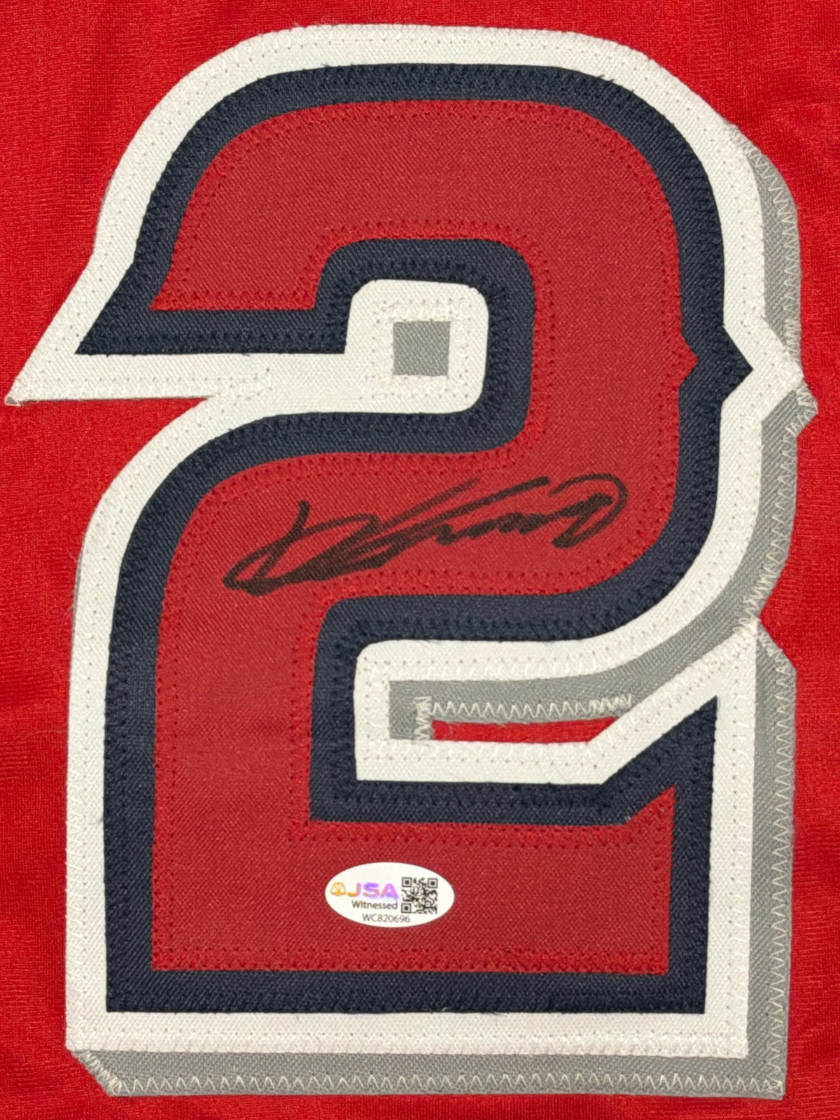 Vladimir Guerrero Autographed Los Angeles Angels Custom Jersey