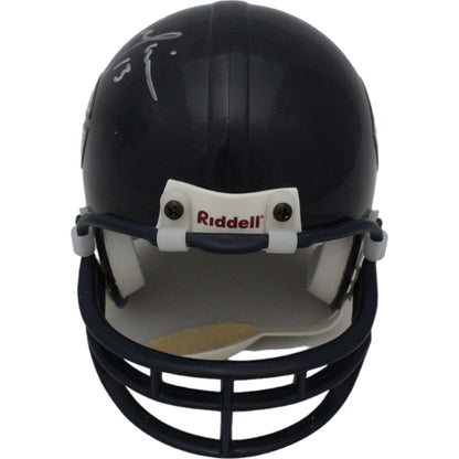 Rick Mirer Signed Chicago Bears VSR4 Replica Mini Helmet