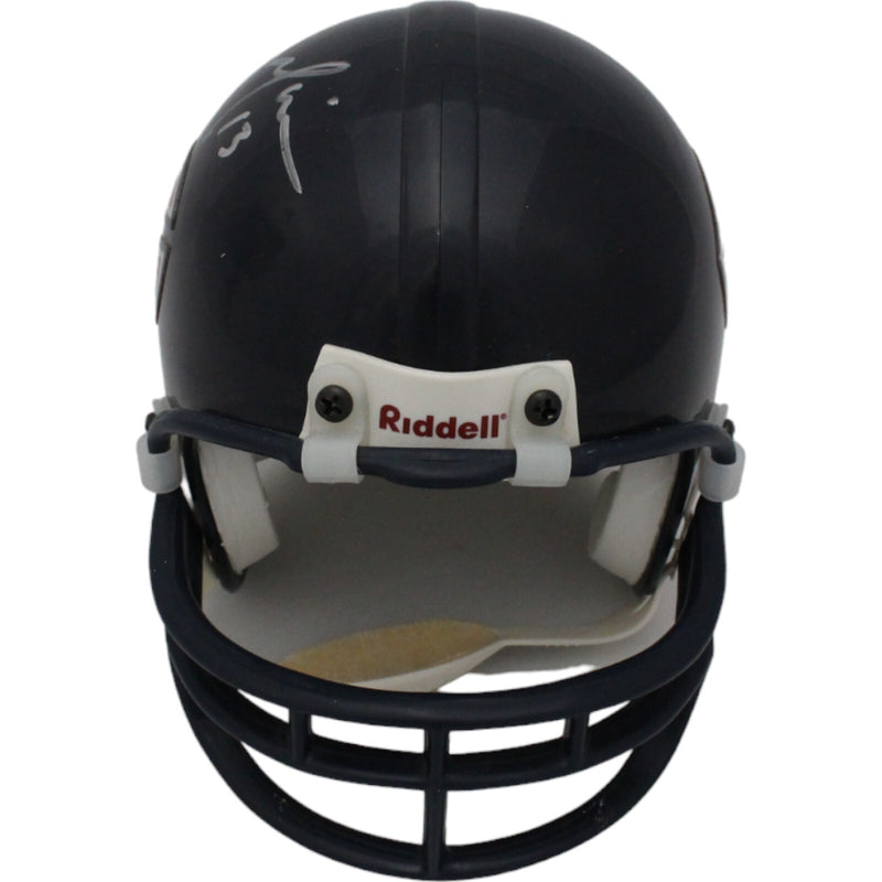 Rick Mirer Signed Chicago Bears VSR4 Replica Mini Helmet