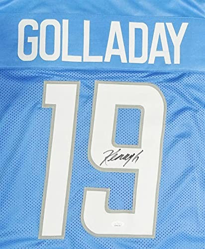 Kenny Golladay Autographed Blue Custom Football Jersey