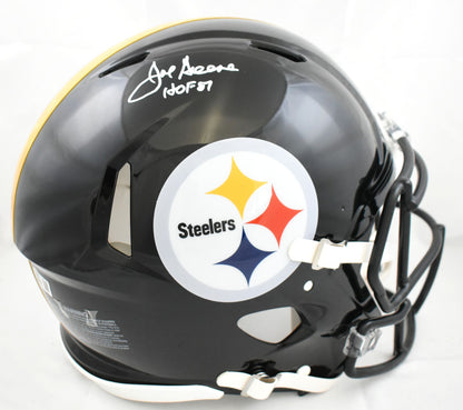 Joe Greene Signed Pittsburgh Steelers Full Size Speed Authentic Helmet