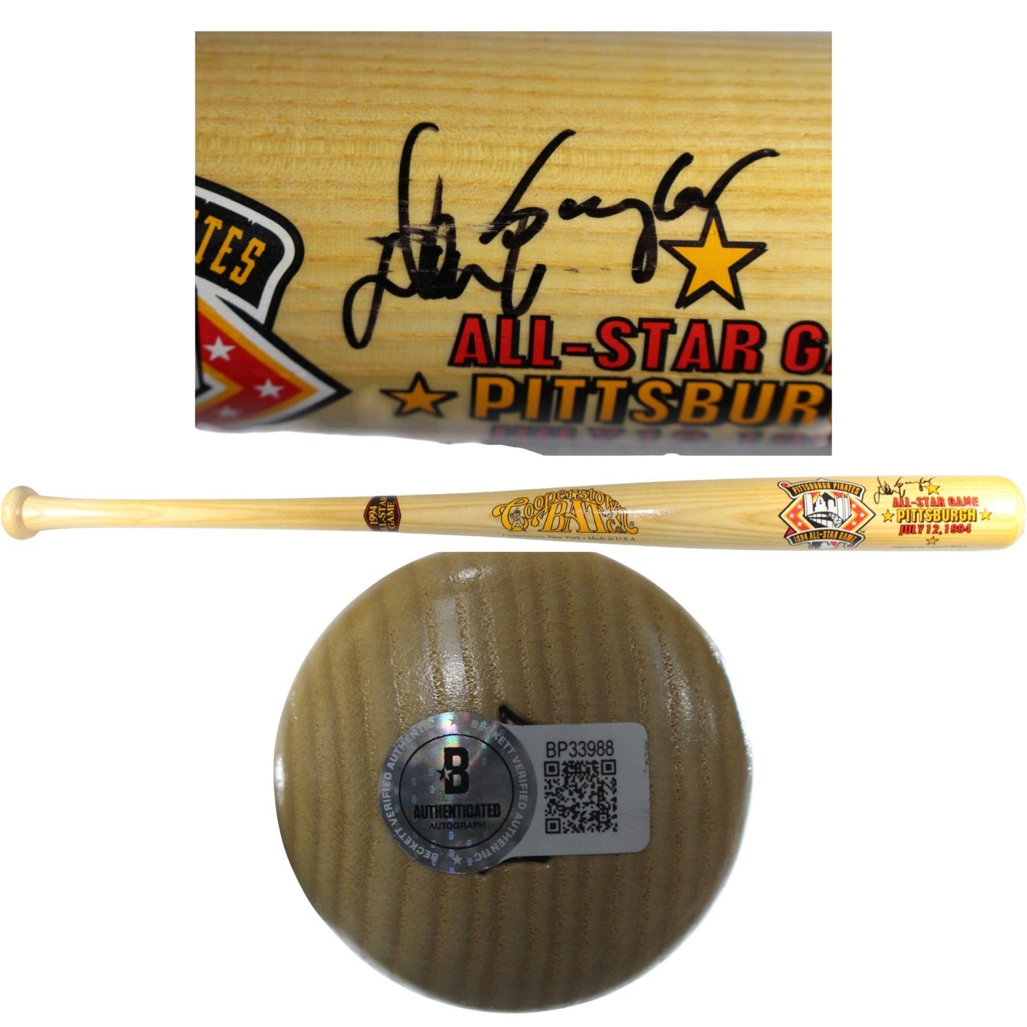 Don Baylor Autographed Colorado Rockies 1994 All Star Game Baseball Bat