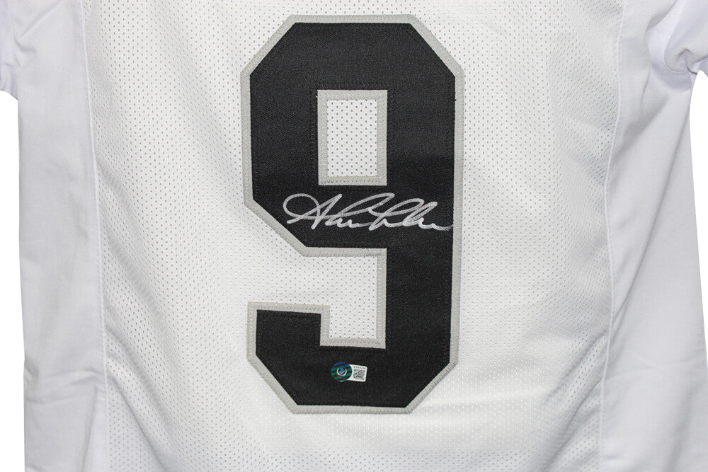 Shane Lechler Autographed Pro Style White Football Jersey Beckett BAS