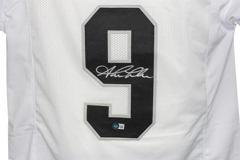 Shane Lechler Autographed Pro Style White Football Jersey Beckett BAS