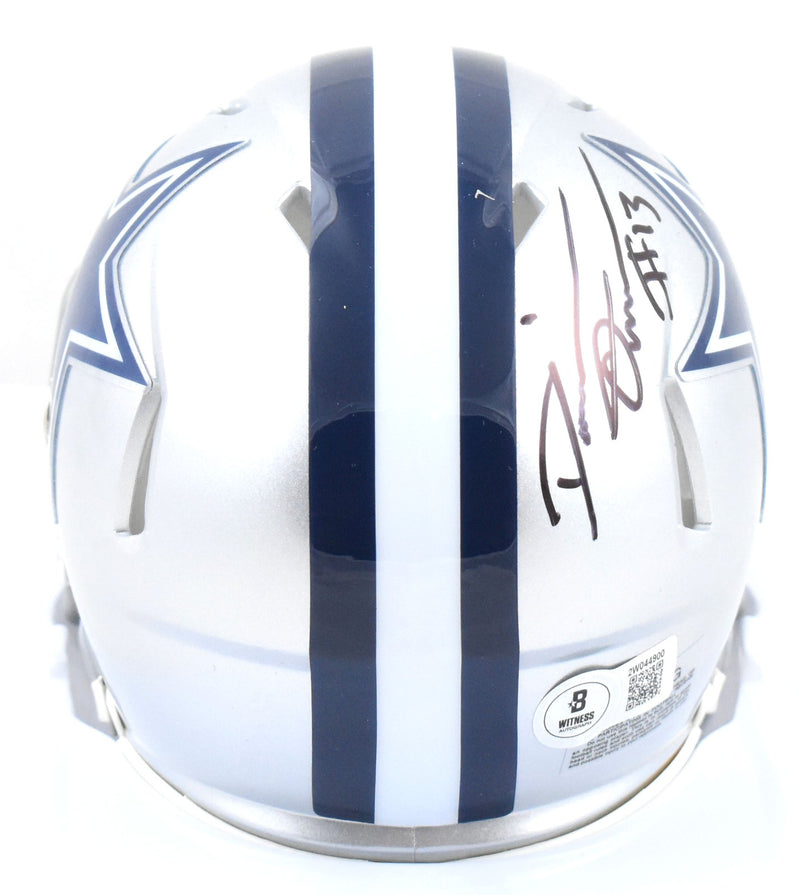 DeMarvion Overshown Signed Dallas Cowboys Speed Mini Helmet