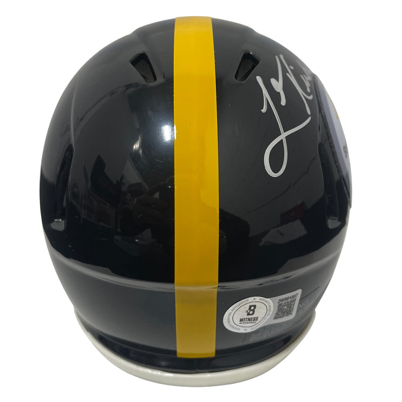 Levon Kirkland Pittsburgh Steelers Signed Speed Mini Helmet