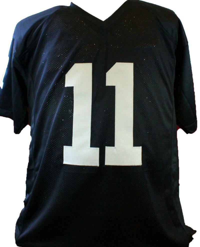 Sebastian Janikowski Signed Black Custom Football Jersey