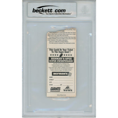 Michael Strahan Signed New York Giants 9/4/1994 Ticket Stub (BAS Slabbed)