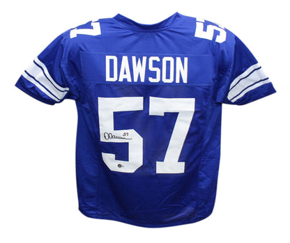 Dermontti Dawson Signed Kentucky Style Custom Football Jersey