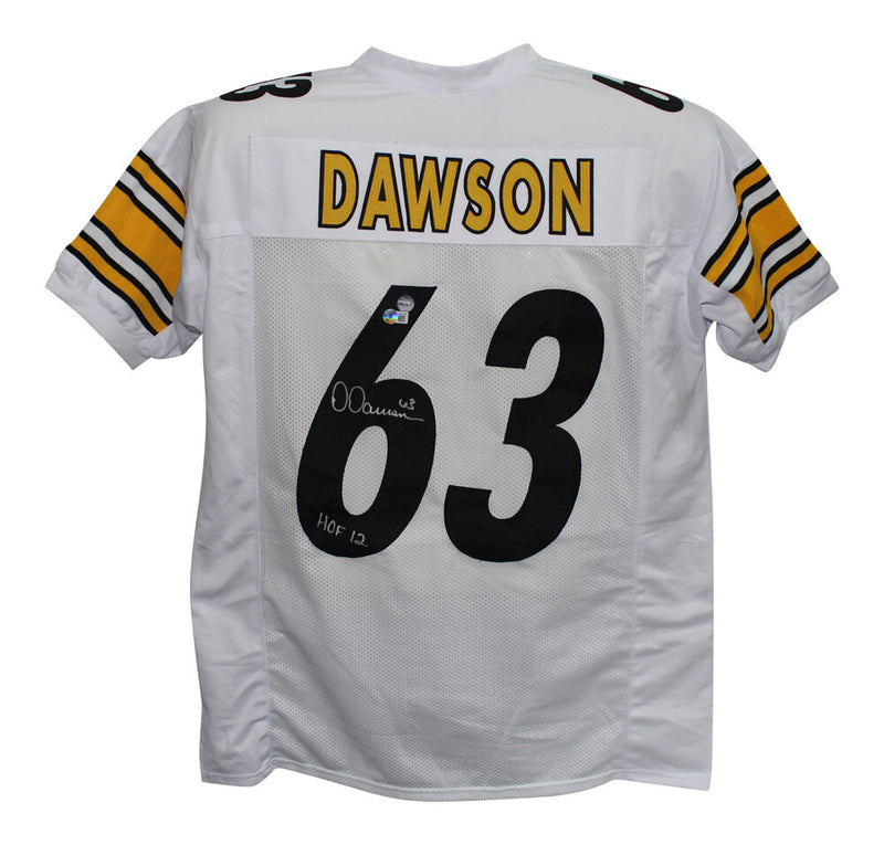 Dermontti Dawson Signed Pittsburgh Steelers Custom Jersey (Beckett)