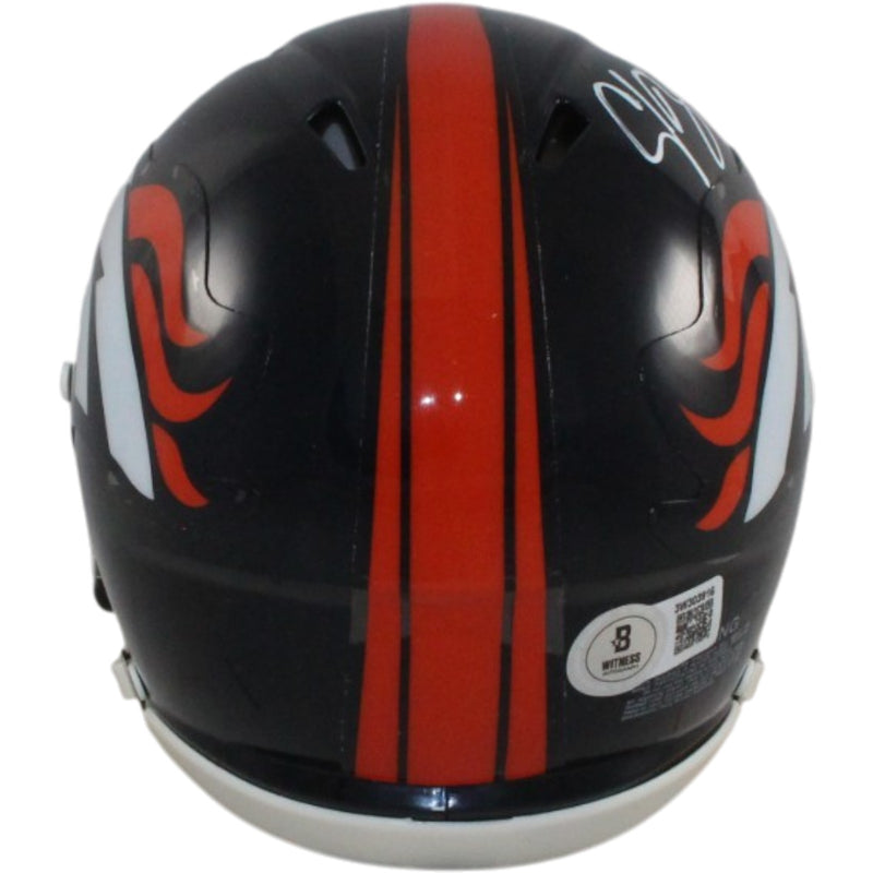 Champ Bailey Signed Denver Broncos Throwback Mini Helmet