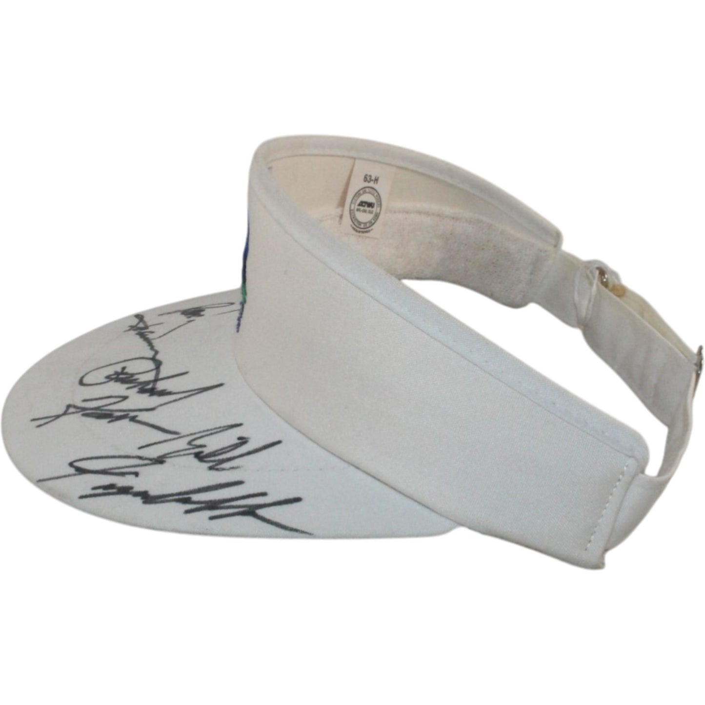 John Denver, Richard Karn & Bill Fagerbakke Autographed Golf Visor