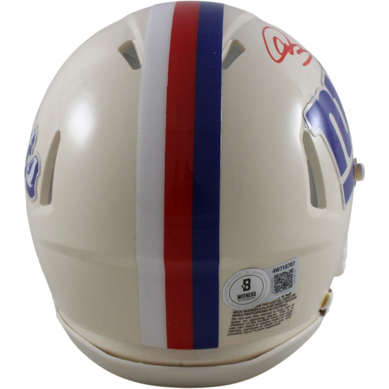 Abdul Carter Autographed New York Giants Retro Mini Helmet