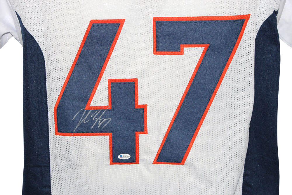 John Lynch Signed Custom Pro Style White Football Jersey BAS