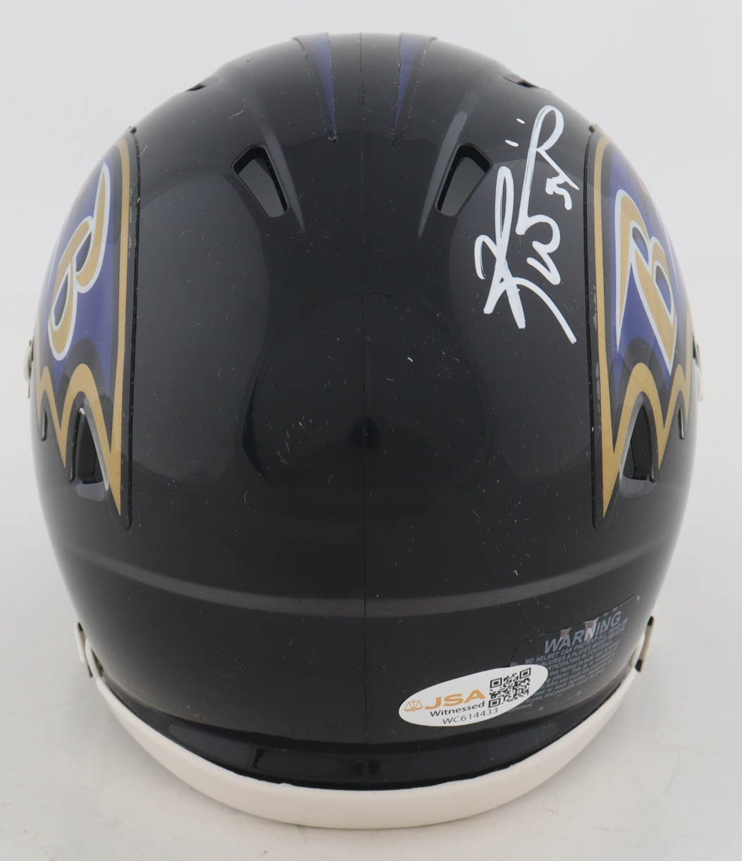 Ricky Williams Autographed Baltimore Ravens Mini Helmet