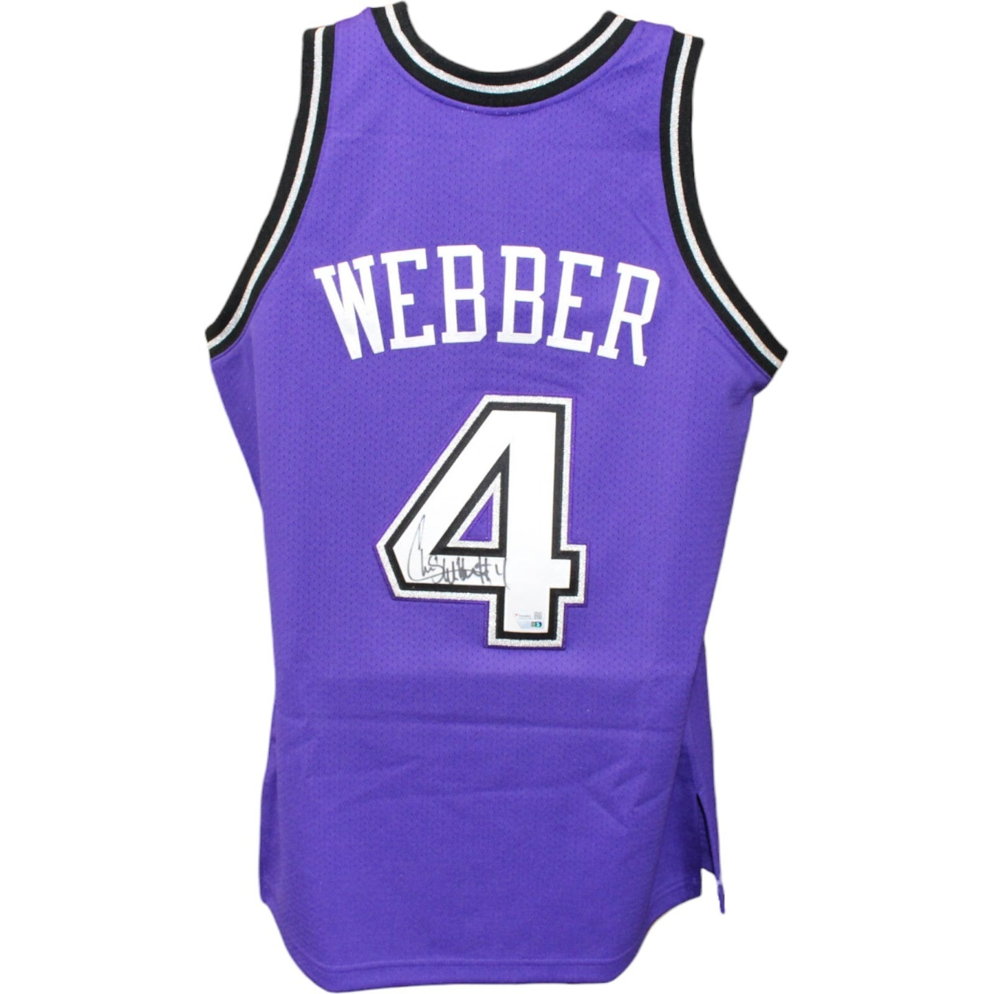 Chris Webber Signed Sacramento Kings Mitchell & Ness Jersey