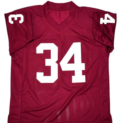 Dante Hall Signed Maroon Custom College Style Jersey
