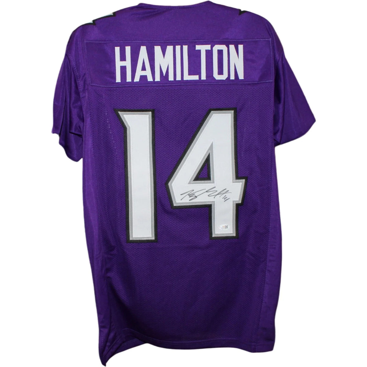 Kyle Hamilton Autographed Baltimore Ravens Purple Jersey