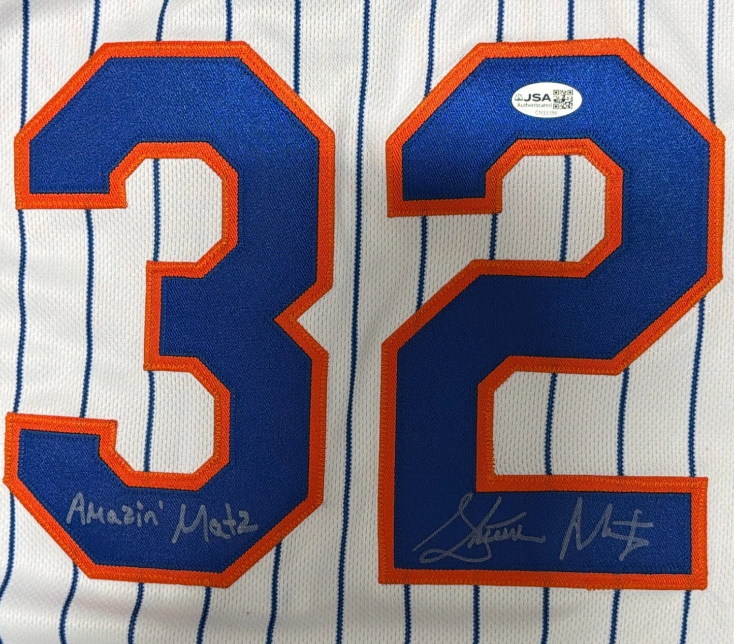 Steven Matz Signed New York Mets Jersey with "Amazin" Inscription