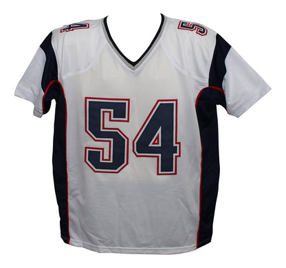 Tedy Bruschi Autographed New England Patriots Custom Jersey
