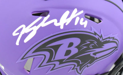 Kyle Hamilton Autographed Baltimore Ravens Rave Speed Mini Helmet