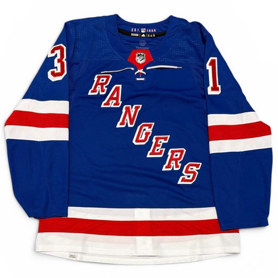 Igor Shesterkin Autographed New York Rangers Blue Adidas Jersey