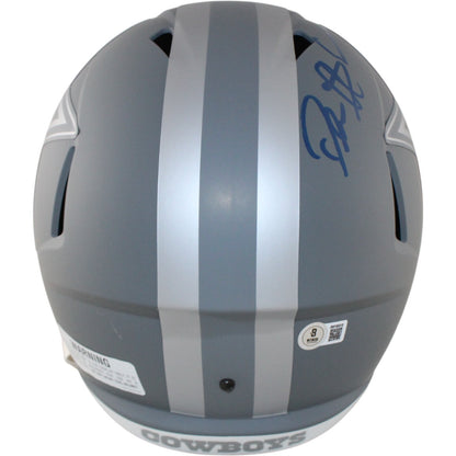 Deion Sanders Dallas Cowboys Autographed Full Size Slate Replica Helmet