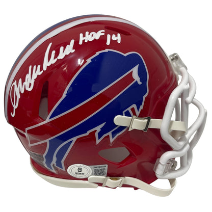 Andre Reed Signed Buffalo Bills Throwback Mini Helmet (HOF 14)