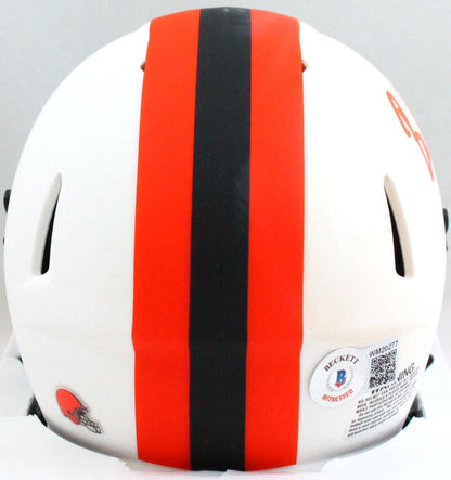 Baker Mayfield Signed Cleveland Browns Lunar Mini Helmet