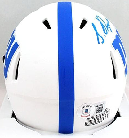 Sterling Shepard Signed New York Giants Lunar Speed Mini Helmet