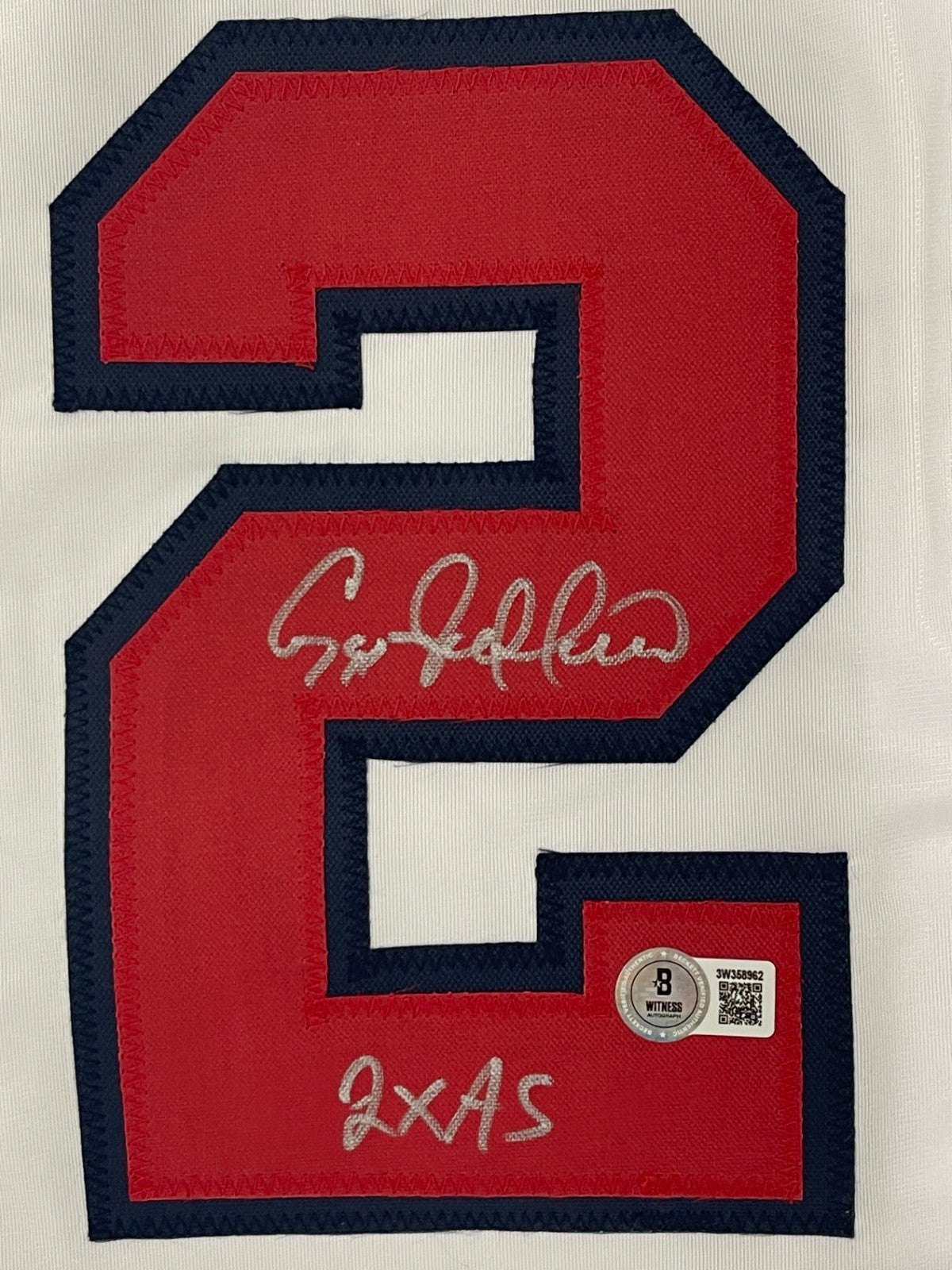 Gregg Jefferies Signed St. Louis Cardinals Custom Jersey (2x AS) BAS COA