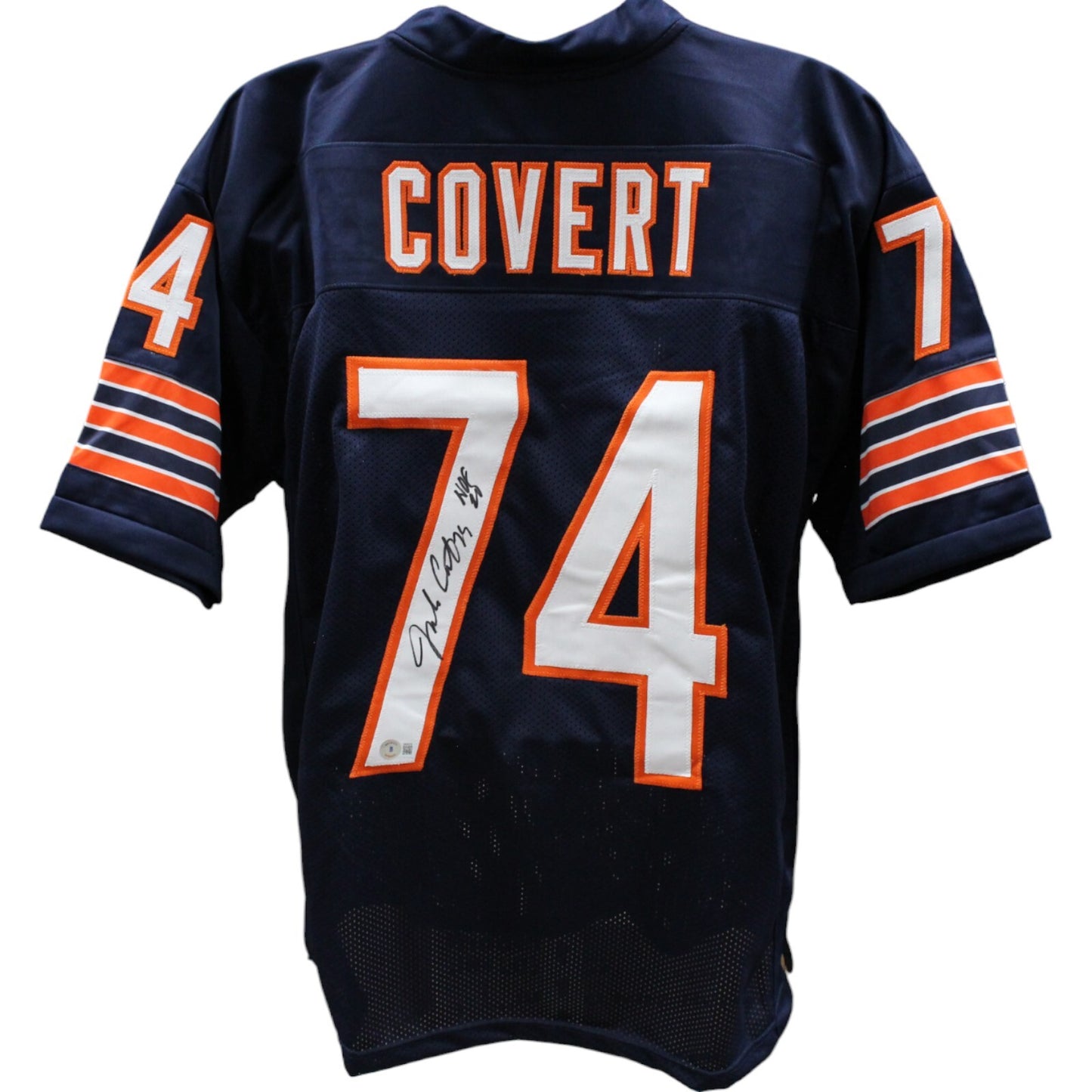 Jimbo Covert Signed Blue Pro Style Jersey with HOF Inscription