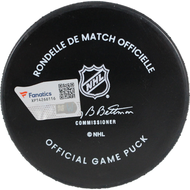 Cale Makar Autographed Colorado Avalanche Game Puck (Fanatics Authentic)